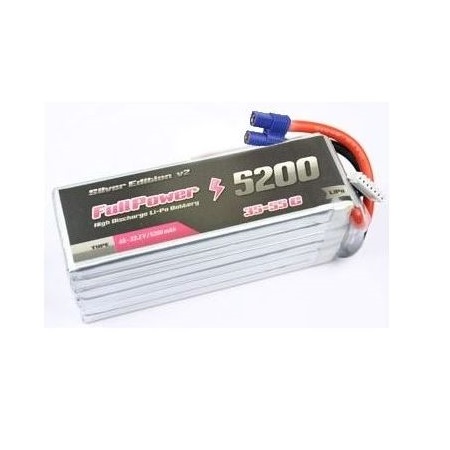 FullPower 6S 22,2V 5200mAh 35C Silver Edition V2 EC5